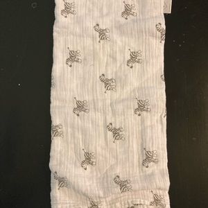 Cute zebra Muslin swaddle blanket